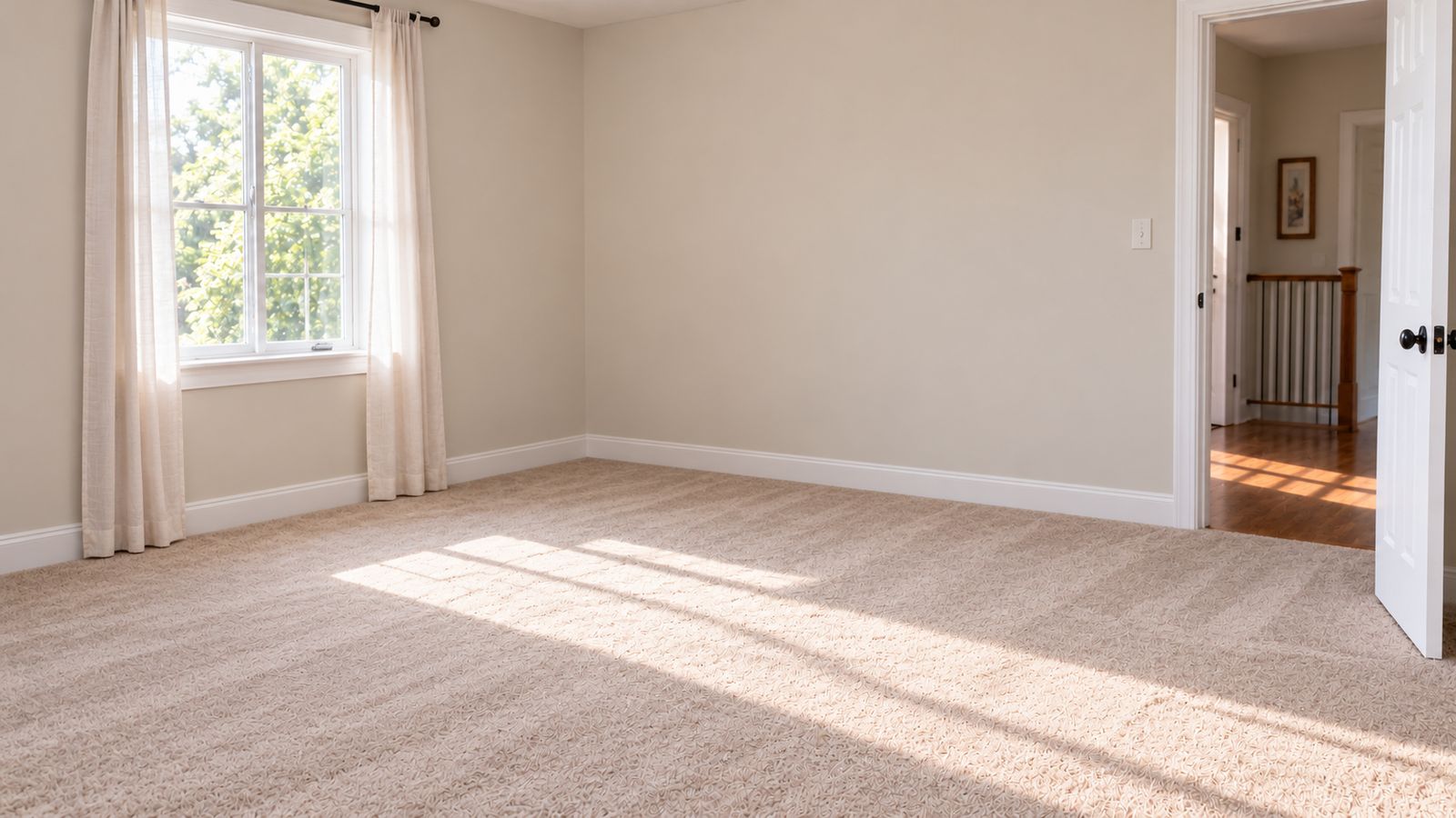 Illustration: bedroom, cleared space after a pickup
