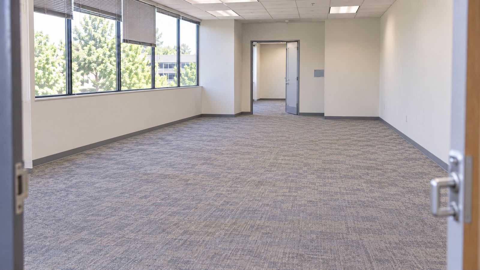 Illustration: office, cleared space after a pickup