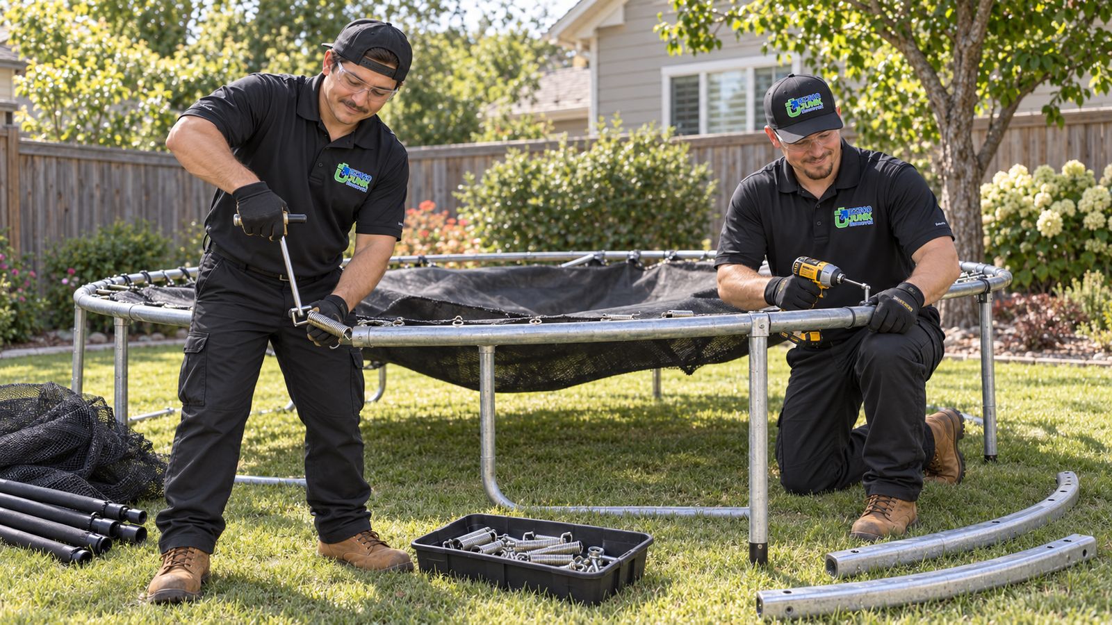 Illustration: trampoline removal